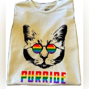 Men’s LGBTQIA+ Pride Cat T-shirt